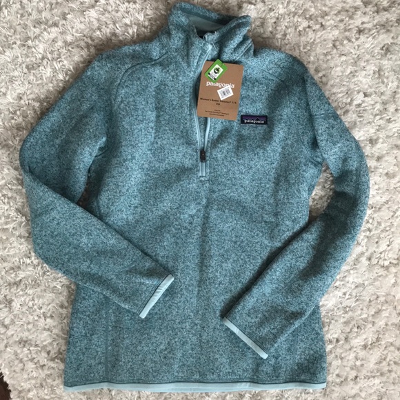 Patagonia Jackets & Blazers - Patagonia Teal Better Sweater 1/4 ZIP, NWT